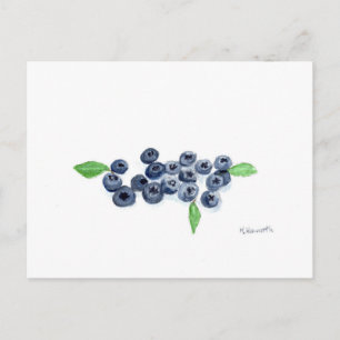 Carte Postale Décor de cuisine aux fruits bleutés