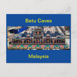 Carte Postale Décor sur le toit avec sculptures aux grottes de B