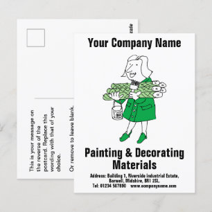 Carte Postale Décoration des matériaux ou de la décoration des f