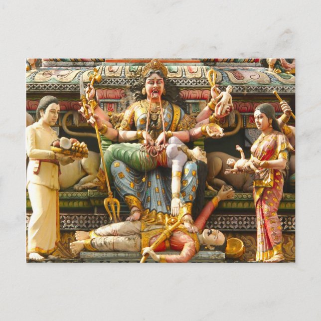 Carte Postale Décoration du temple (Devant)