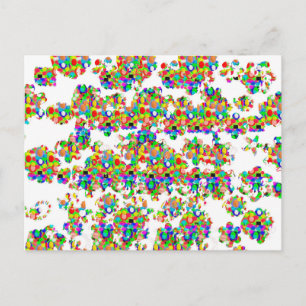 Carte Postale Décorations de bijoux BRÛLÉS Art de la SIGNATURE p