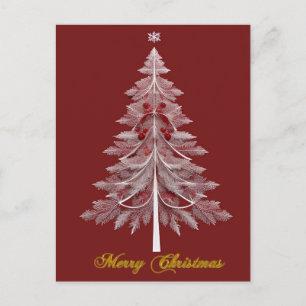 Carte Postale 🎄 Décorations Élégantes pour Sapin de Noël Fêtes