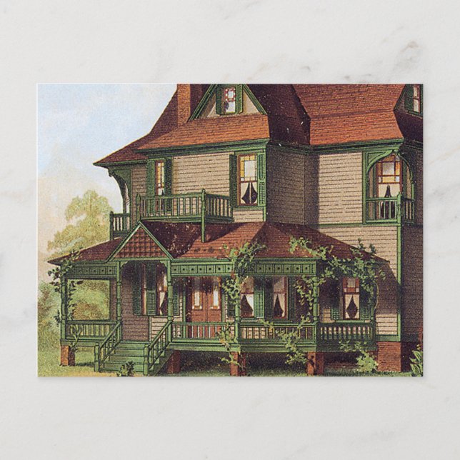 Carte Postale Découpe verte (Devant)