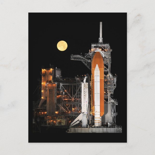 Carte Postale Découverte de la navette spatiale (Devant)