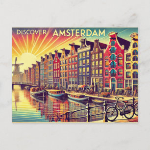 Carte Postale Découvrez Amsterdam