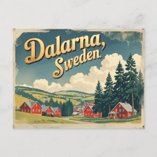 Carte Postale Découvrez Dlarna Suède