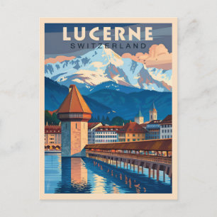 Carte Postale Découvrez le charme de Lucerne