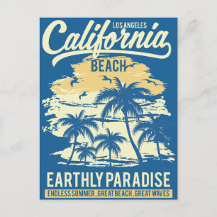 Carte Postale Découvrez l'été sans fin sur paradise Beach
