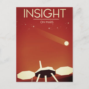 Carte Postale Découvrez Mars Lander Space Art