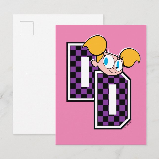 Carte Postale Dee Dee Athletic Letters Graphic (Devant / Derrière)