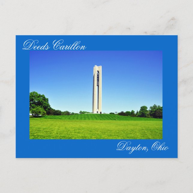 Carte Postale Deeds Carillon, Dayton, Ohio, U.S.A. (Devant)