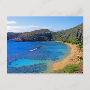Carte Postale Deep Hanauma Bay 3, Honolulu, Oahu, Hawaii Inland