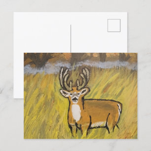 Carte postale Deer In Fall