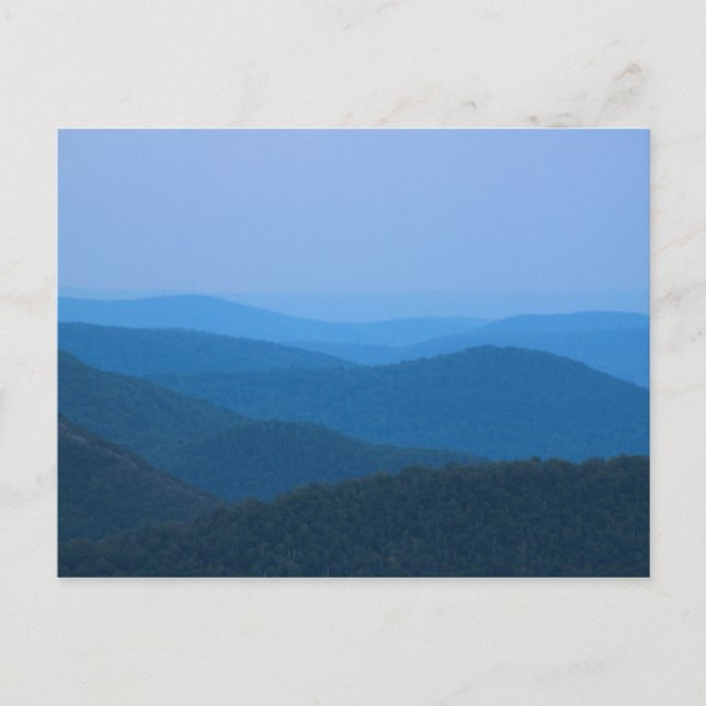 Carte Postale Deerfield River de East Mountain Berkshires (Devant)