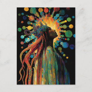 Carte Postale Déesse de la mer