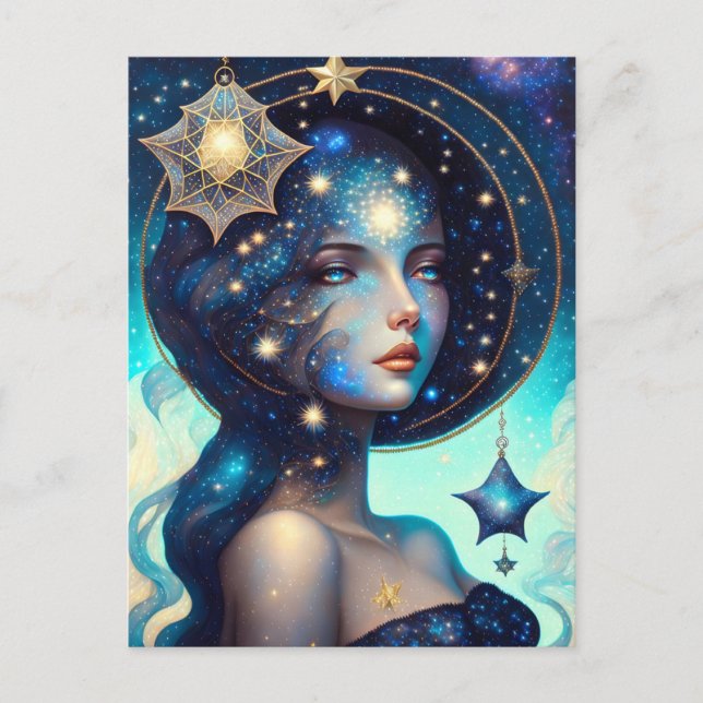 Carte Postale Déesse des étoiles (Devant)