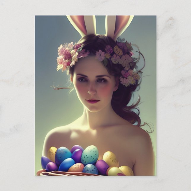Carte Postale Déesse d'Ostara (Devant)