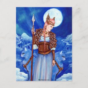Carte Postale Déesse Freya Norse