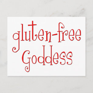 Carte Postale Déesse sans gluten