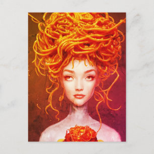 Carte Postale Déesse Spaghetti