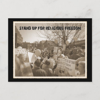 Carte Postale Défendre La Liberté Religieuse