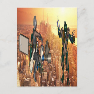 Carte Postale Défense de la planète Terre