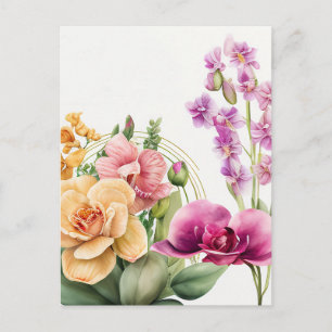 Carte Postale Déferlante d'Orchidées