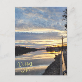 Carte Postale Défiance Ohio Sunrise