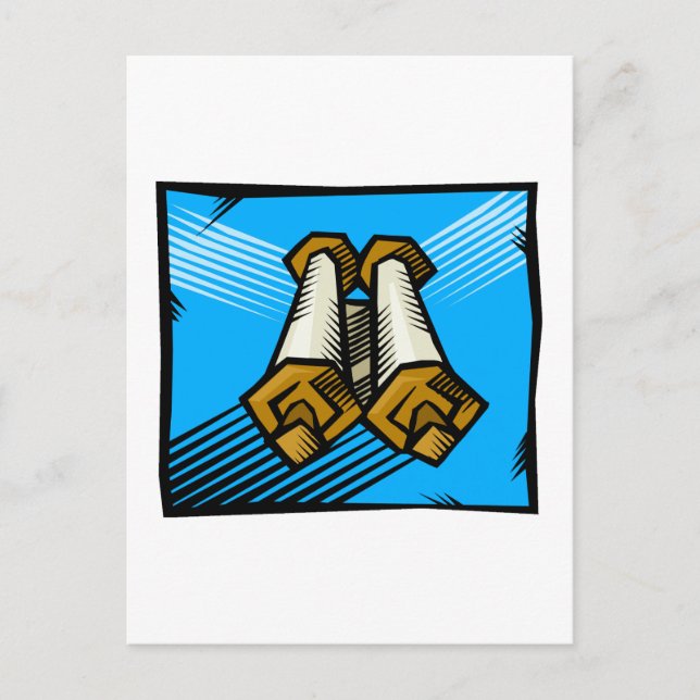 Carte Postale Défilés bleus (Devant)