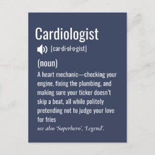 Carte Postale Définition du cardiologue
