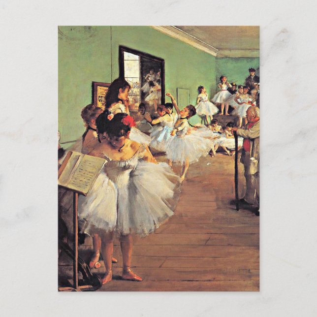 Carte Postale Degas - Classe Danse (Devant)