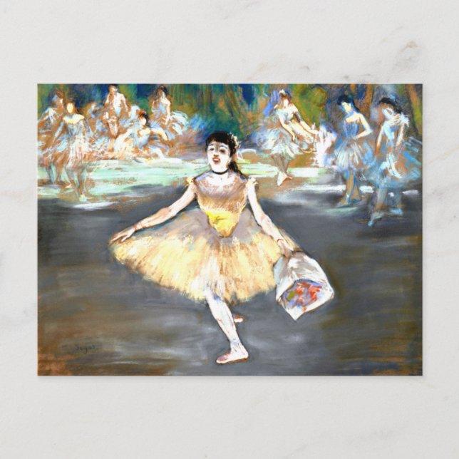 Carte Postale Degas - Dancer with a Bouquet (Devant)