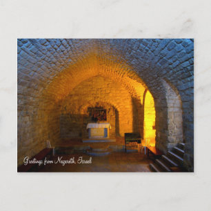 Carte postale d'église de synagogue