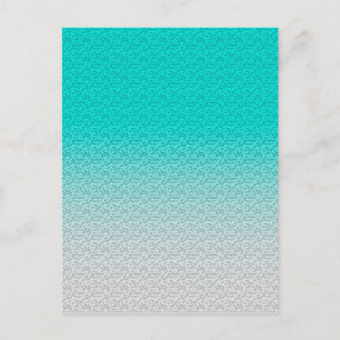 Carte Postale Dégradé bleu Turquoise