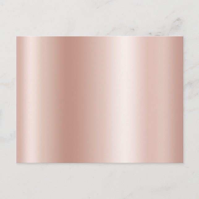 Carte Postale Dégradé de l'huile d'or Rose de Pastel vierge (Devant)