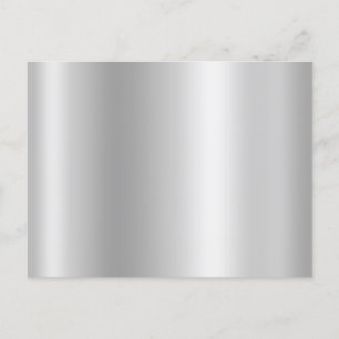 Carte Postale Dégradé de papier alu gris argent clair