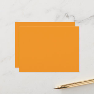 Carte Postale Dégradé Orange Minimaliste Abstraite