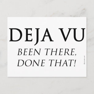 Carte Postale Deja Vu