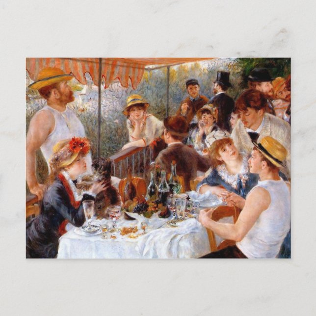 Carte Postale Déjeuner de la fête nautique (Devant)