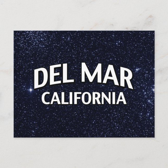 Carte Postale Del Mar Californie (Devant)