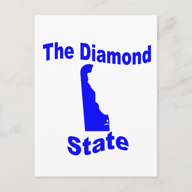 Carte Postale Delaware : L'État du Diamant (Devant)