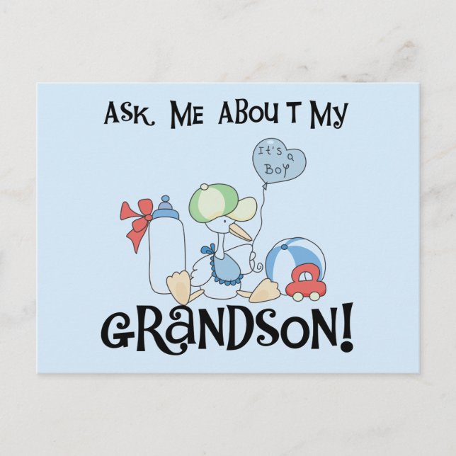 Carte Postale Demander à propos de mes tee-shirts et cadeaux pou (Devant)