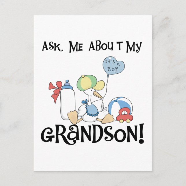 Carte Postale Demander à propos de mes tee-shirts et cadeaux pou (Devant)