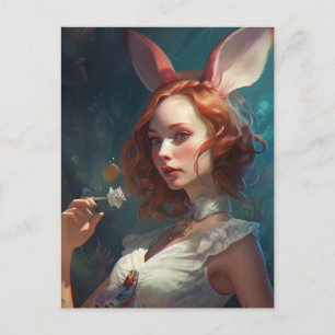 Carte Postale Demandez simplement à Alice