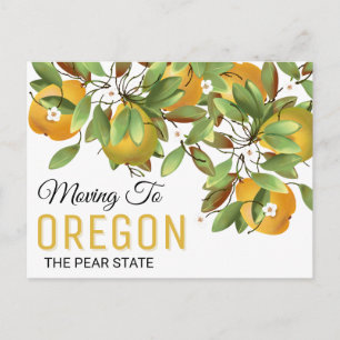 Carte Postale Déménagement en Oregon   Changement d'adresse