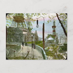 Carte Postale Déménager le trottoir dans la Poste de Paris
