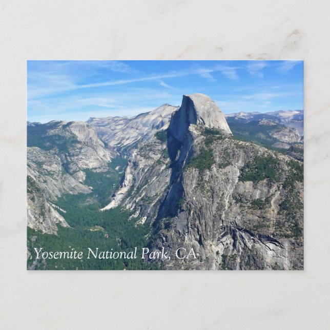 Carte Postale Demi-dôme de Glacier Point, Yosemite, CA Postcar (Devant)