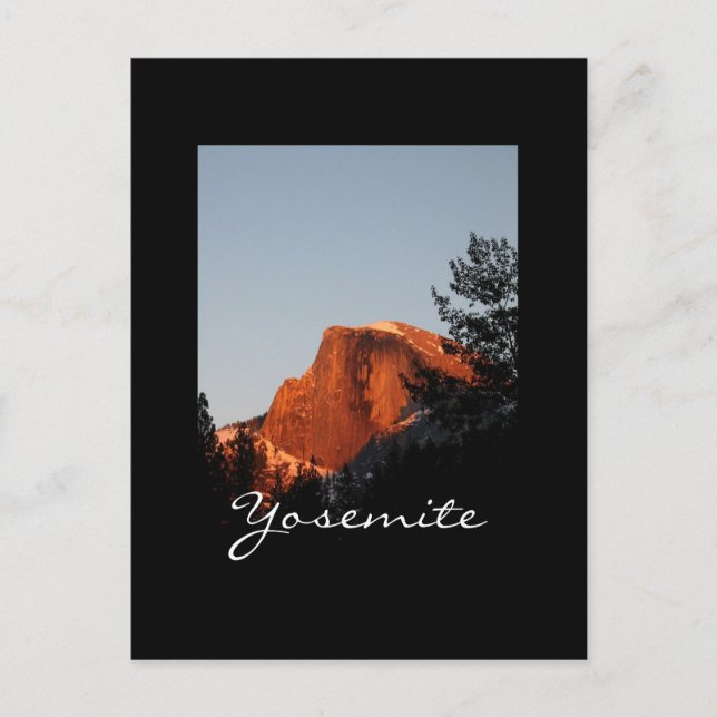 Carte Postale Demi-dôme de Yosemite (Devant)