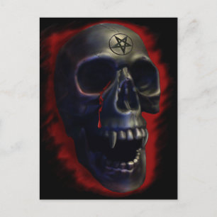 Carte postale Demon Skull 1