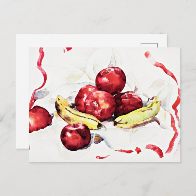 Carte Postale Demuth - Nature morte aux pommes (Devant / Derrière)